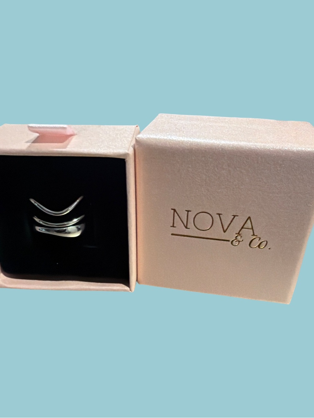 Silver Stacking Ring Set - Silver